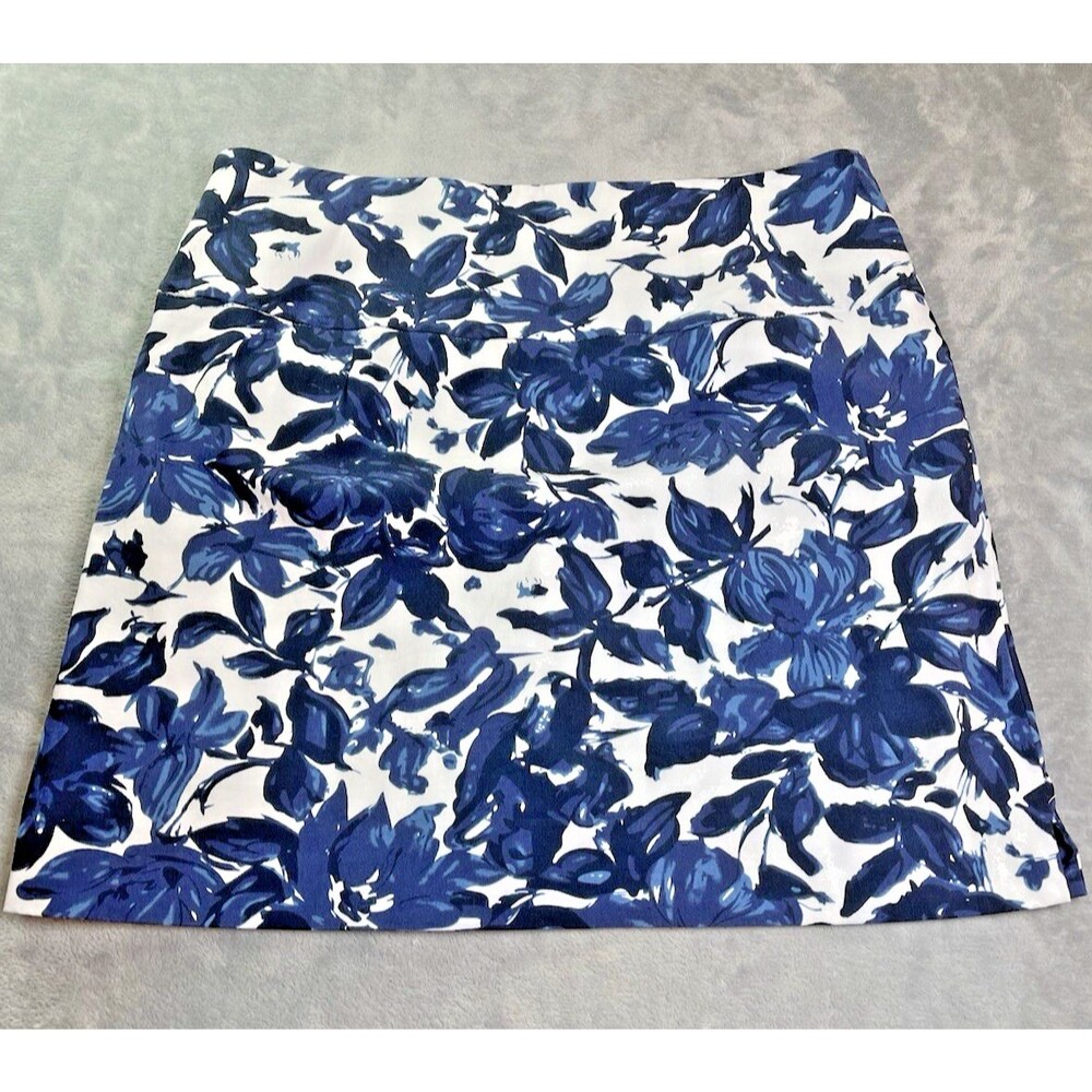 S.C & CO. size Large SKORT Skirt Shorts Stretch Activewear Pickleball Golf BLUE